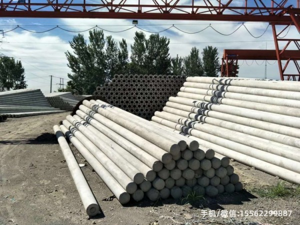 张店190*10米非预应力水泥电线杆